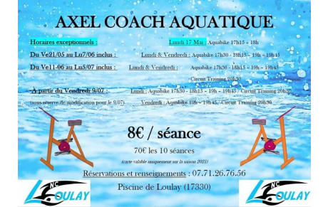 Reprise AQUABIKE AVEC AXEL !